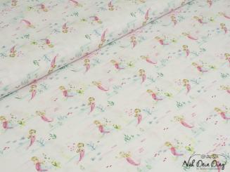 Baumwollstoff kleine Meerjungfrau 