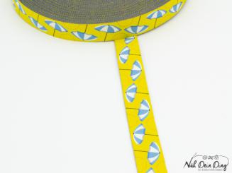 Webband Schirme gelb 