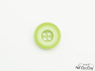Knopf, 9 mm, 4-Loch, grün 