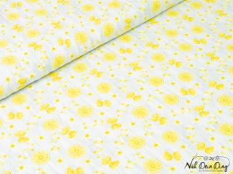 Baumwollstoff Zitronen 