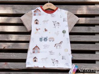 T-Shirt Gr. 86/92 Bauernhof 