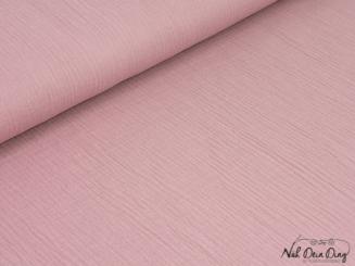 Double Gauze, uni, altrosa 