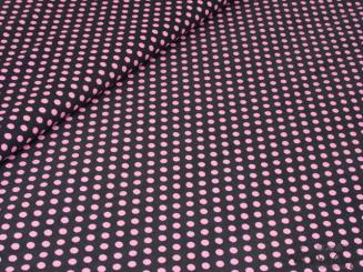 Feincord Punkte pink 