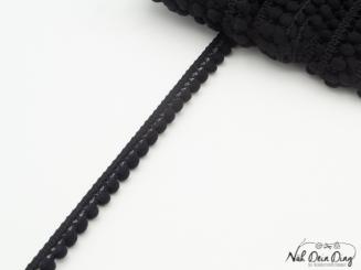 Mini Bommel Borte, schwarz 