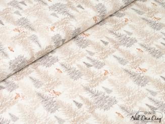 Baumwollstoff Winterhase 