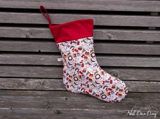 Nikolausstiefel Schlitten, Schneemann, Rentier 