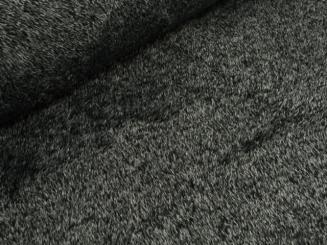 Kuschelfleece, dunkelgrau meliert 