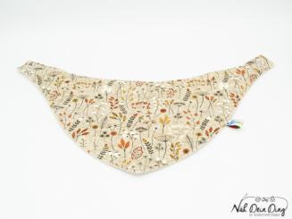 Sabberdichtes Halstuch Blumenwiese sand 