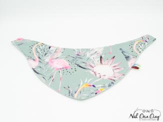 Sabberdichtes Halstuch Waffeljersey Flamingo 