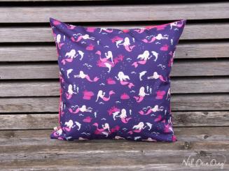 Kissenbezug 40x40 cm Meerjungfrau lila 