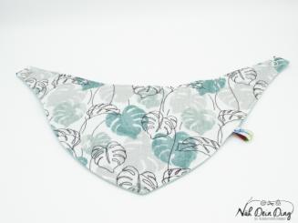 Sabberdichtes Halstuch Musselin Monstera 