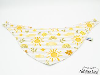 Sabberdichtes Halstuch Sonne Regenbogen 