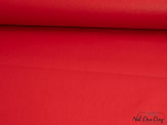 Baumwolle beschichtet rot uni 