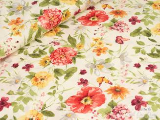 Baumwollstoff Gartenpracht 