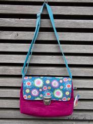 Handtasche Anemonen Cord 