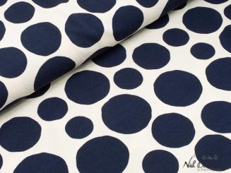 Viskose-Krepp-Jersey Dots 