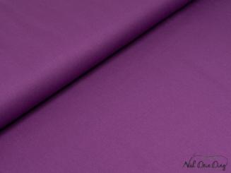 Baumwollstoff uni beere 