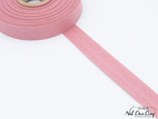 Baumwoll-Schrägband gefalzt 40/20 altrosa 