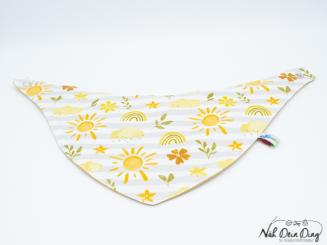 Sabberdichtes Halstuch Musselin Sonne Regenbogen 