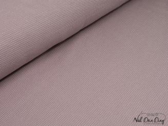 Waffeljersey, uni, altrosa 