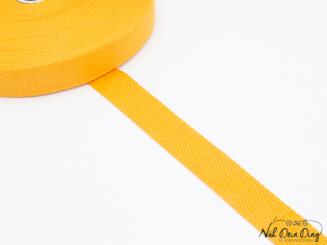 Baumwoll-Gurtband, 25 mm, orange 