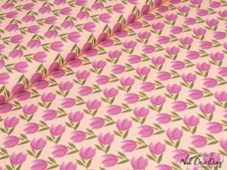Baumwollstoff Tulpe 