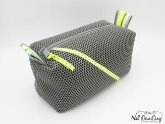 Reißverschlusstasche Boxy Netz Mesh 