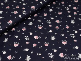 Baumwollstoff Röschen 