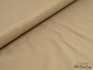 Double Gauze beige/glitzer 