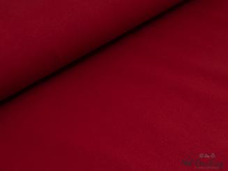 Wintersweat uni kirschrot 