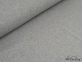 Bündchen dünn, meliert hellgrau Heike 