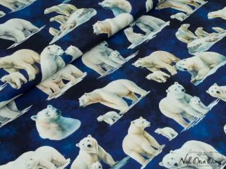 Baumwollstoff, Eisbär 