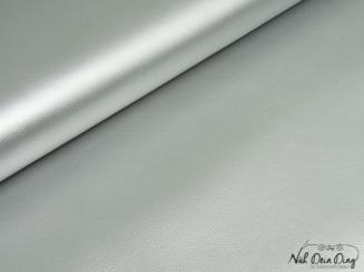 Kunstleder silber 