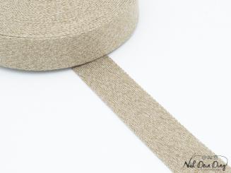 Gurtband, 30 mm, beige, meliert 