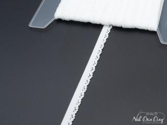 Wäschegummi, 10 mm, weiß 