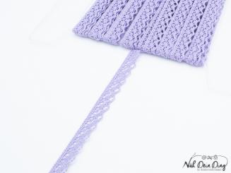 Klöppelspitze flieder 