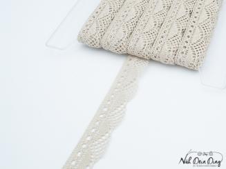 Klöppelspitze beige, 23 mm 