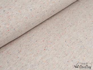 Wintersweat beige mit Sprenkeln 