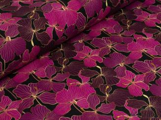 Viskose-Krepp-Jersey Orchidee, pink 