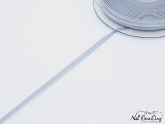 Satinband, 3mm, silbergrau 