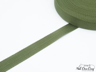 Gurtband, 25 mm, oliv 