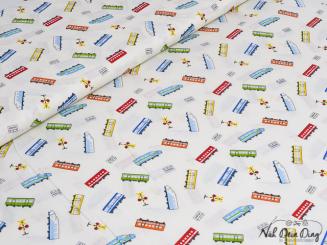 Baumwollstoff, kleine Züge 