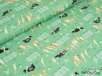 Baumwollstoff Gänse 