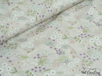 Baumwollstoff Überbreite, Blumen 