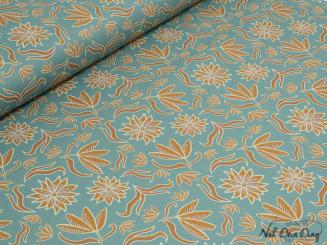 Dekostoff Retro Flowers 