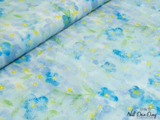 Viskose, blue garden 