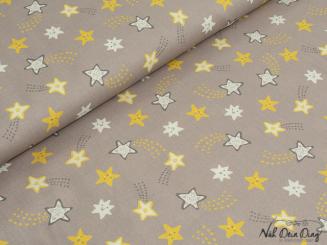 Baumwollstoff, kleiner Stern 