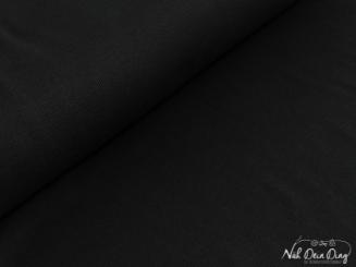 Rippbündchen, schwarz 