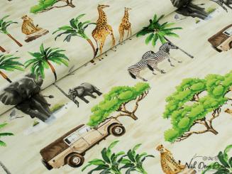 Baumwollstoff Safari 