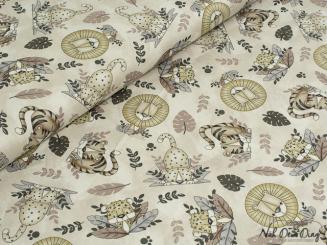 Baumwollstoff Big Kitties 